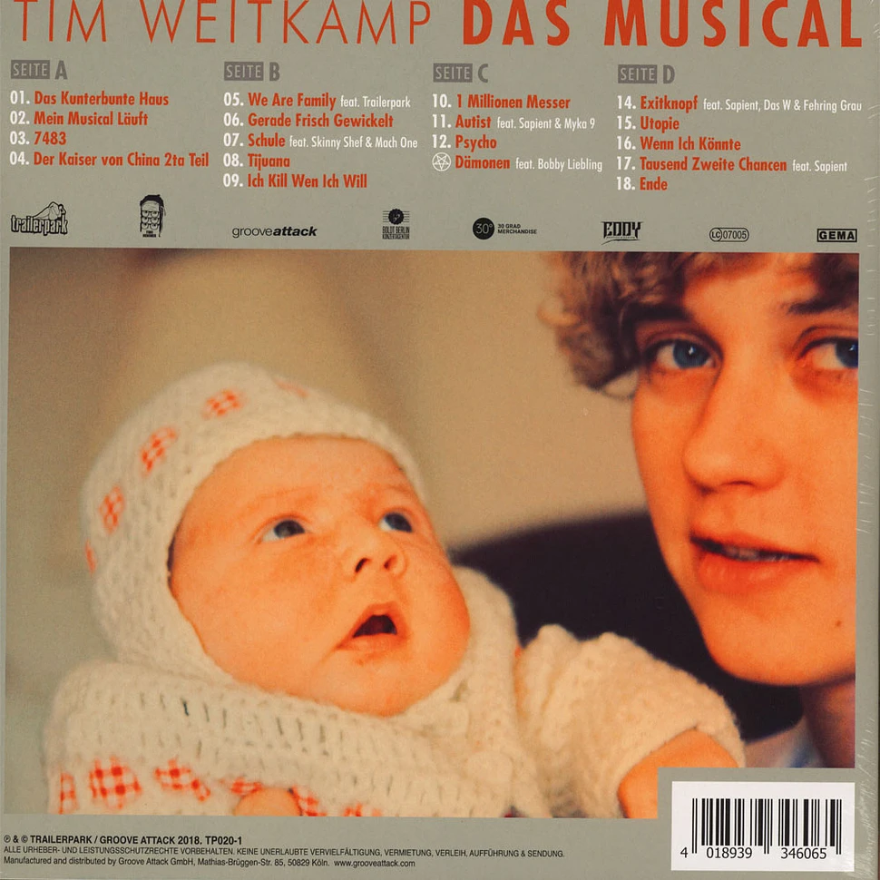 Timi Hendrix - Tim Weitkamp Das Musical White Vinyl Edition