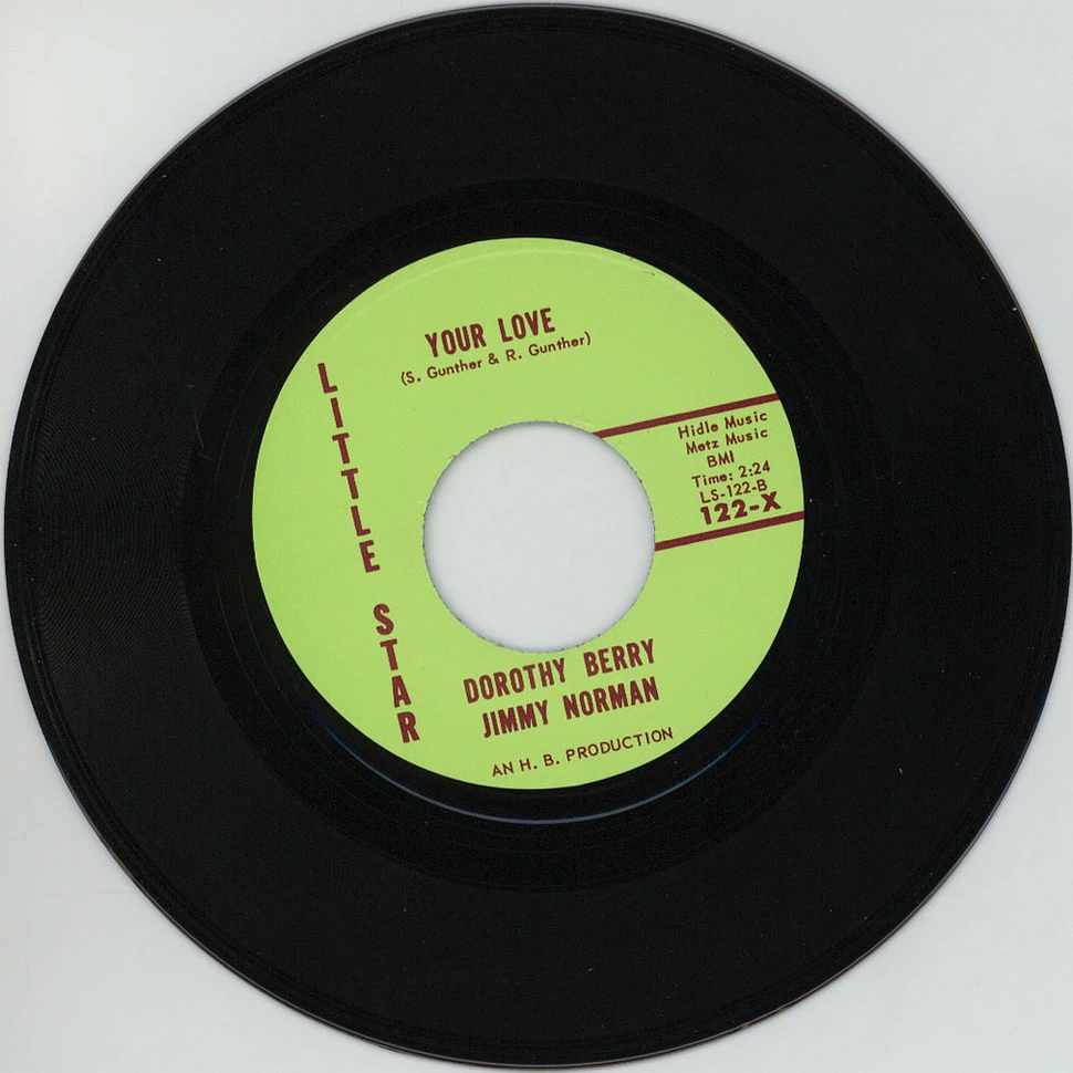 Dorothy Berry & Jimmy Norman - Your Love / I’M With You All The Way