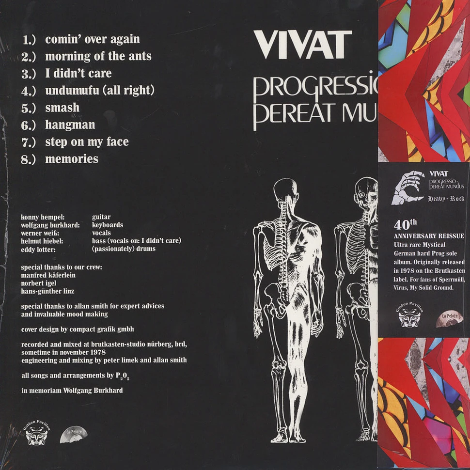 P205 - Vivat Progressio Pereat Mundus Black Vinyl Edition