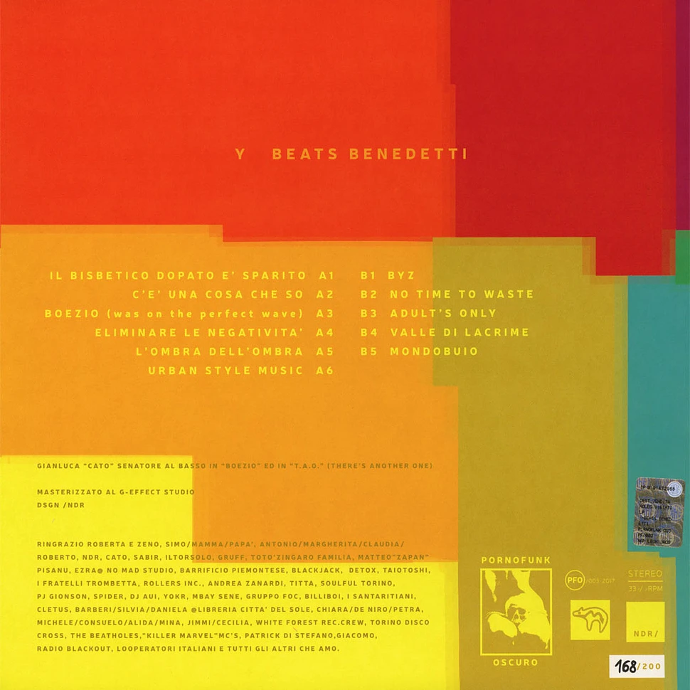 Y - Beats Benedetti White Vinyl Edition