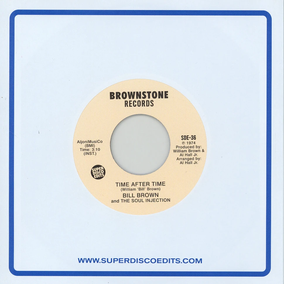 Bill Brown & The Soul Injection - Time After Time / Instrumental