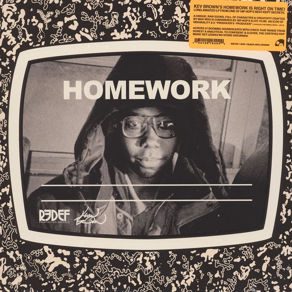 Kev Brown - Homework Black Vinyl Edition