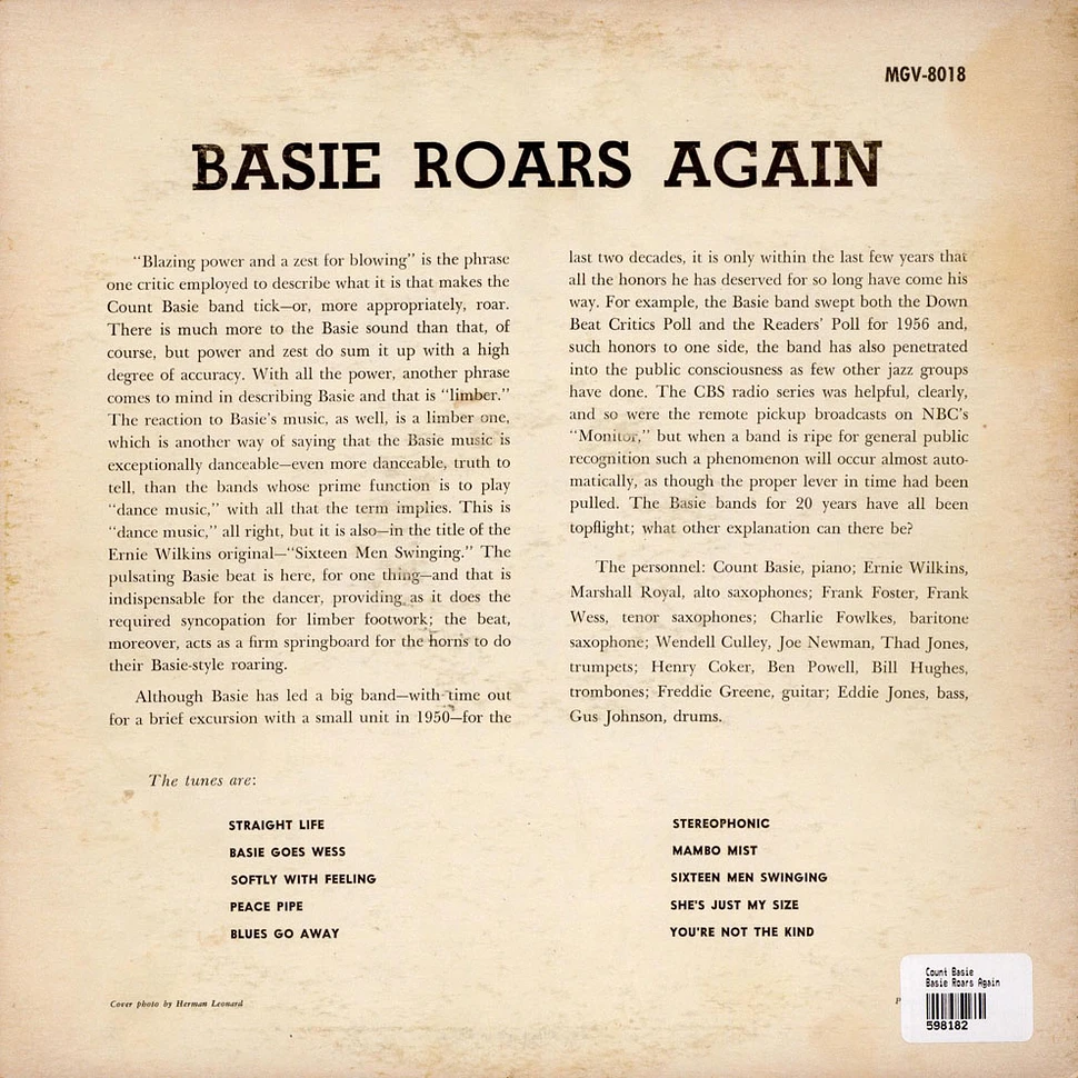 Count Basie - Basie Roars Again