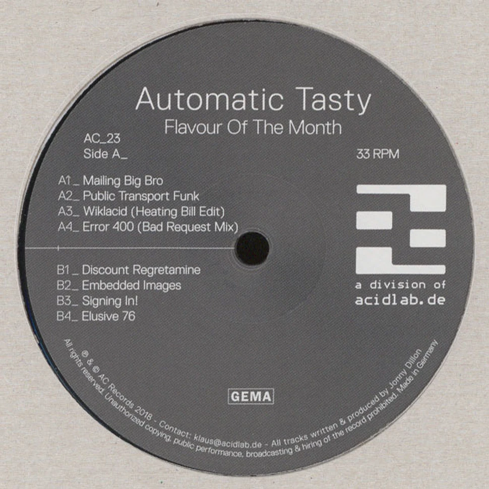 Automatic Tasty - Flavour Of The Month