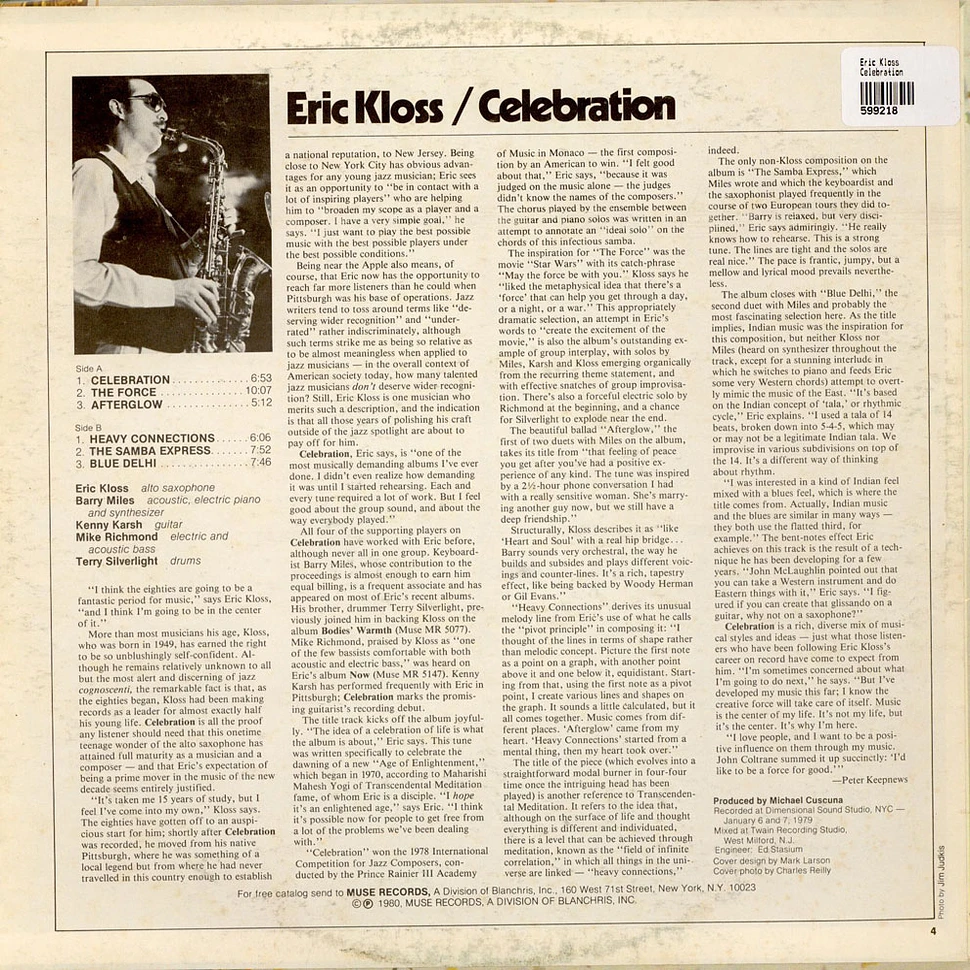Eric Kloss - Celebration