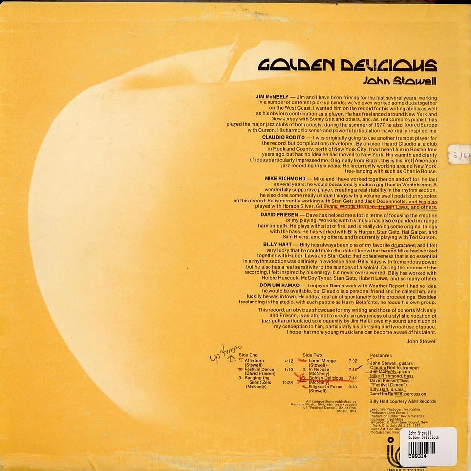 John Stowell - Golden Delicious