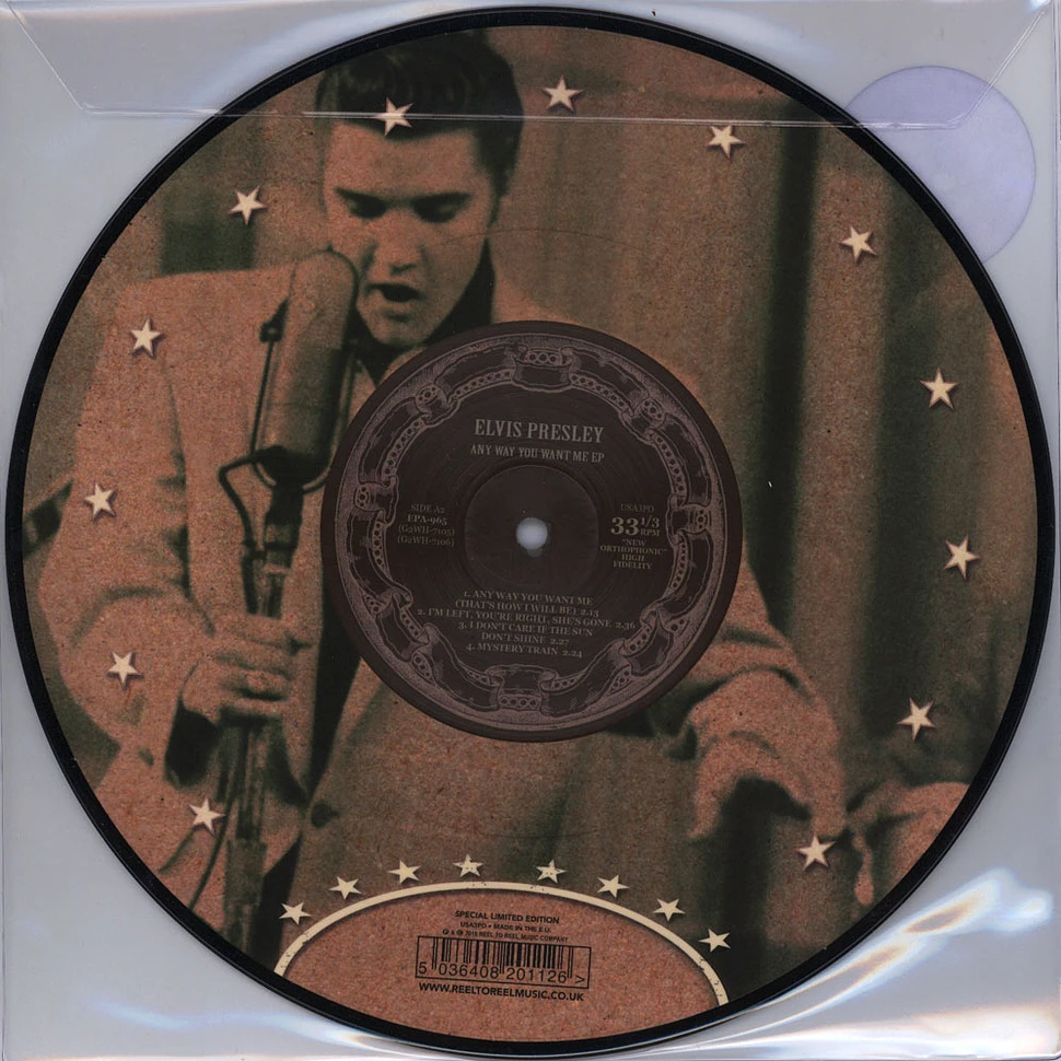 Elvis Presley - The Original US EP Collection Number 3 Picture Disc Edition