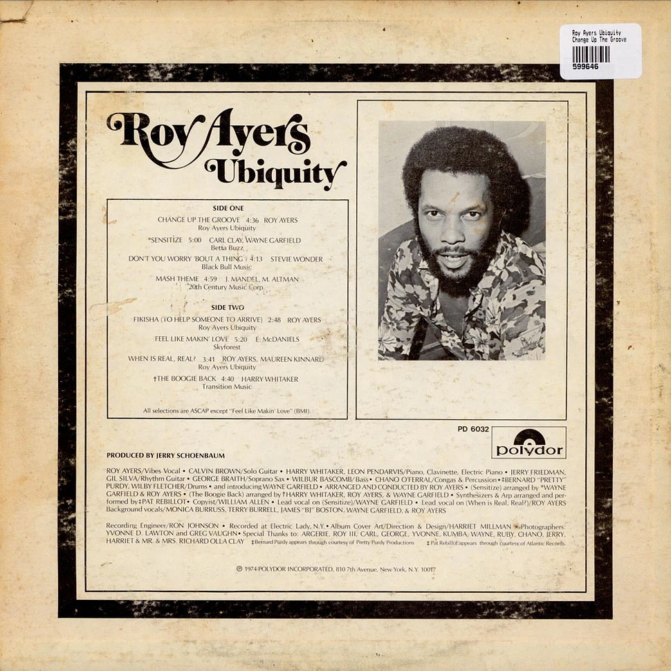Roy Ayers Ubiquity - Change Up The Groove