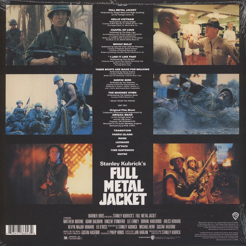 V.A. - OST Stanley Kubrick's Full Metal Jacket Dark-Green Vinyl Edition