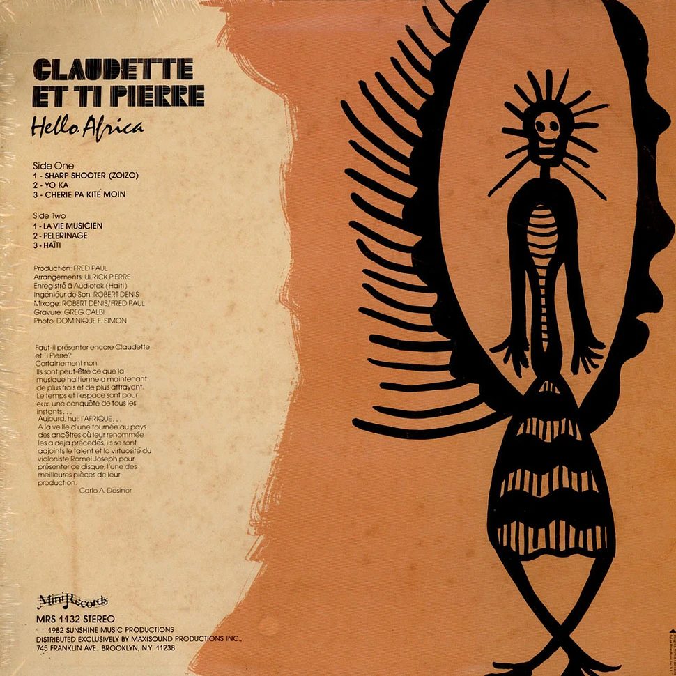 Claudette & Ti Pierre - Hello Africa