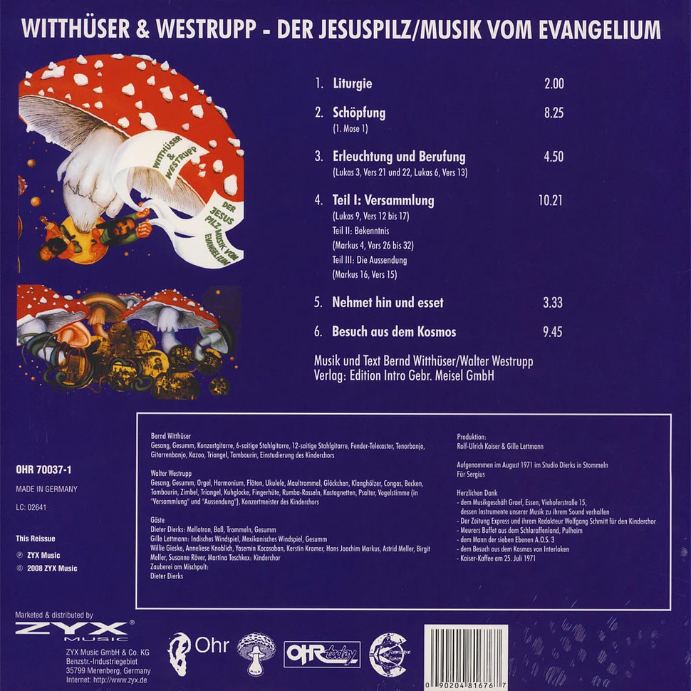 Witthüser & Westrupp - Der Jesuspilz / Musik vom Evangelium