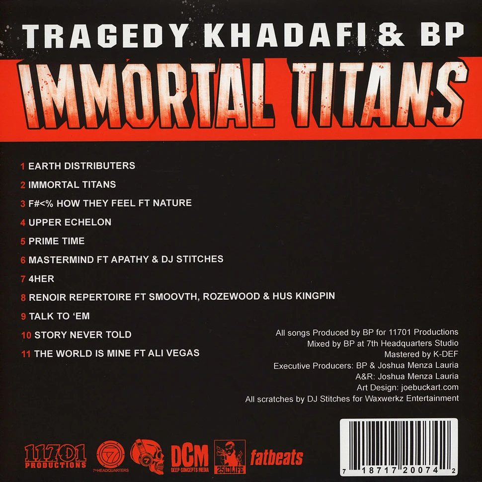 Tragedy Khadafi & BP - Immortal Titans