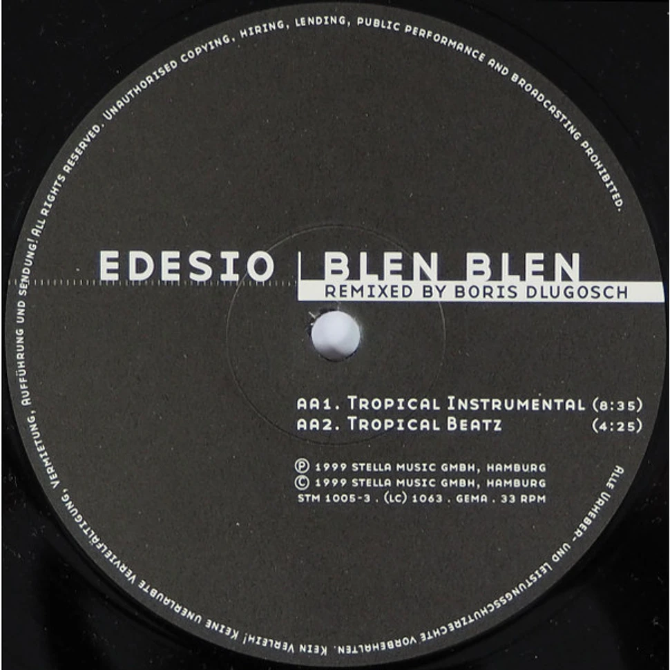 Edesio - Blen Blen (Remixed By Boris Dlugosch)