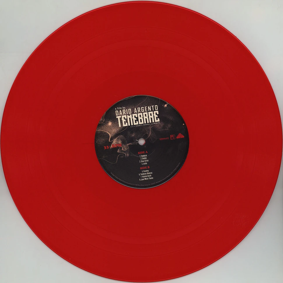 Claudio Simonetti, Fabio Pignatelli and Massimo Morante - OST Tenebrae Colored Vinyl Edition