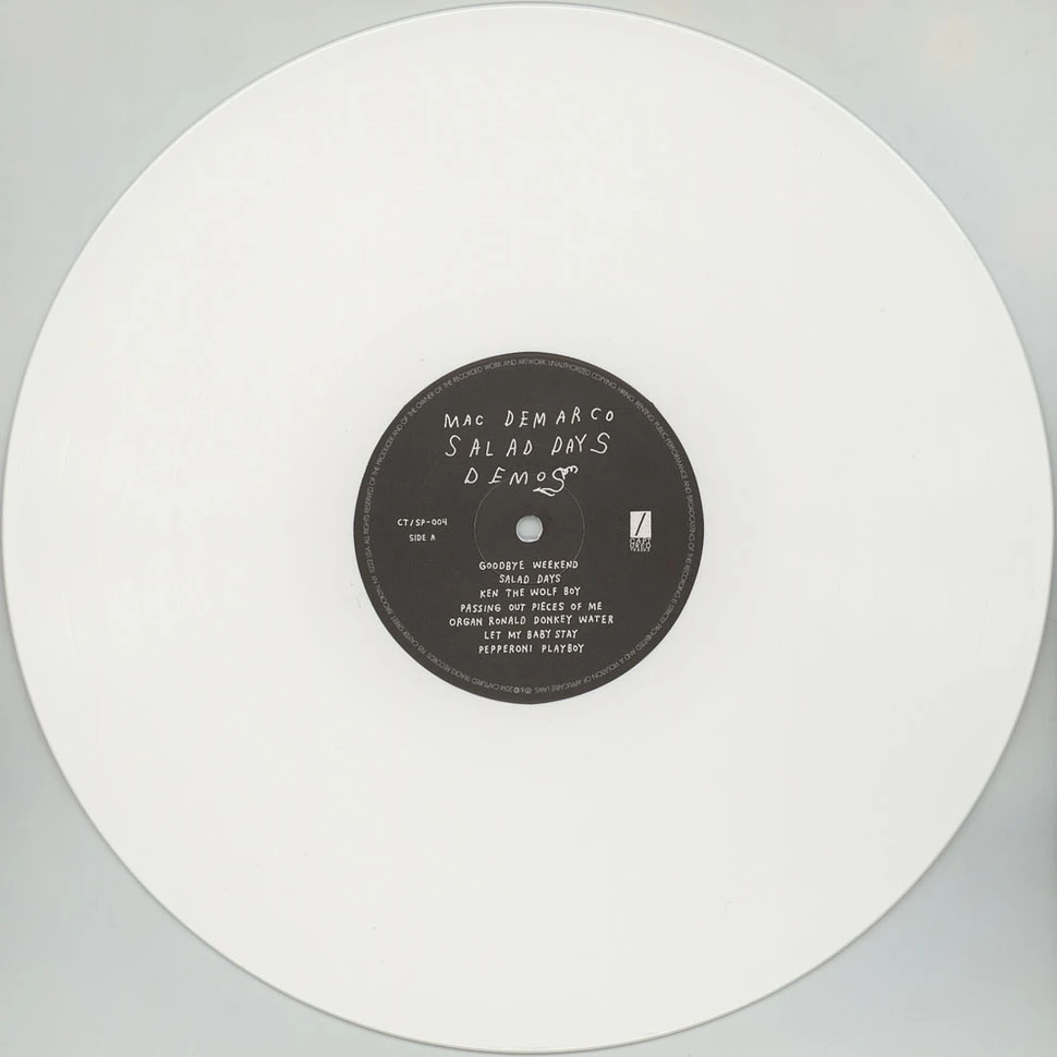 Mac DeMarco - Salad Days Demos White Vinyl Edition