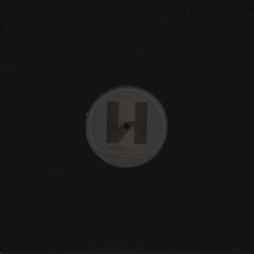 Homemade Weapons - Subcept EP Black Vinyl Edition