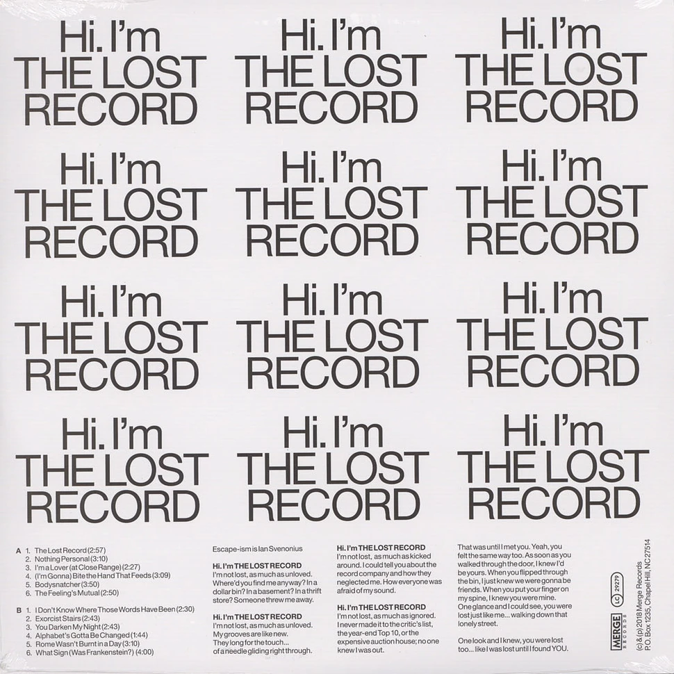 Escape-Ism - The Lost Record