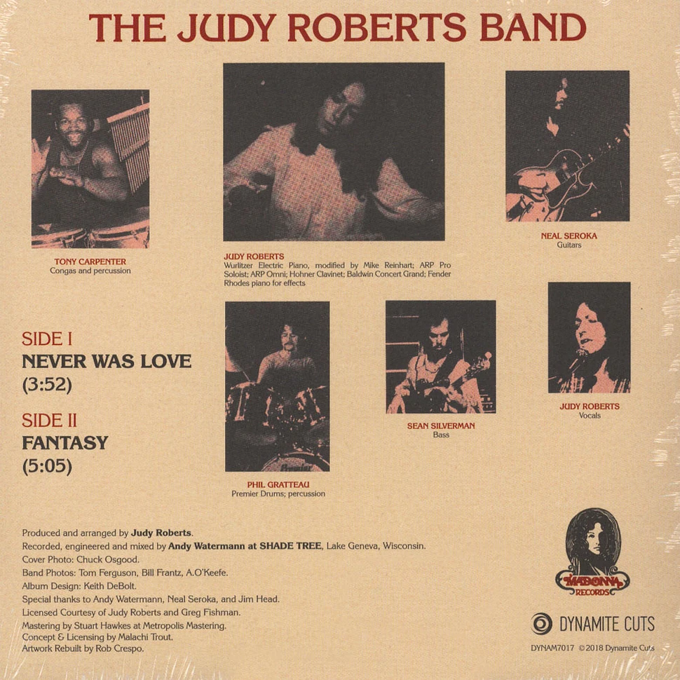 Judy Roberts - Never Was Love / Fantasy