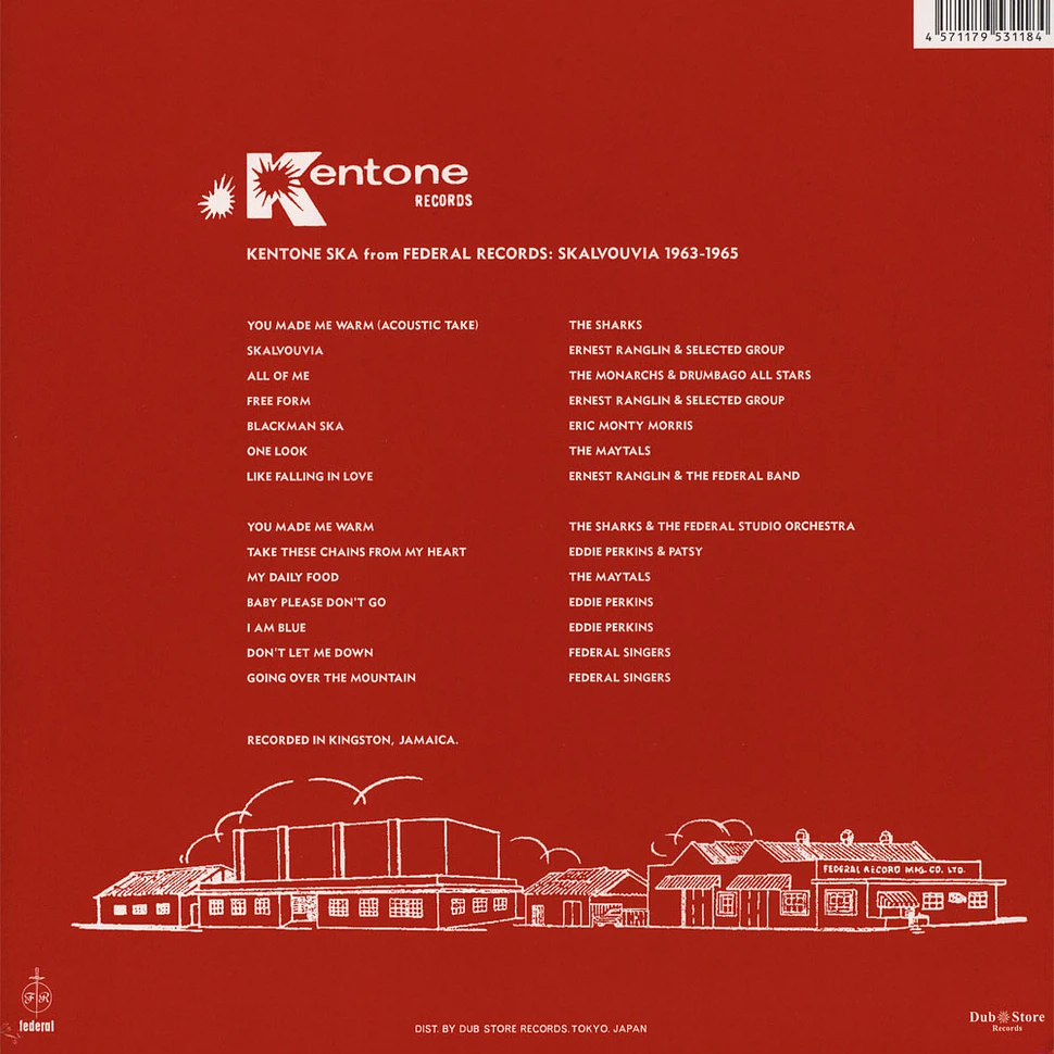 V.A. - Kentone Ska From Federal Records: Skalvouvia 63-65