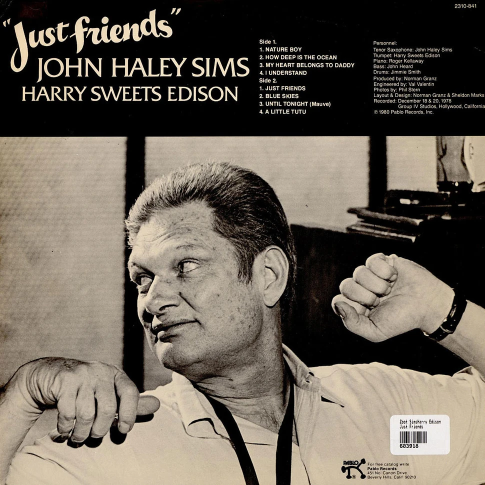 Zoot Sims, Harry Edison - Just Friends