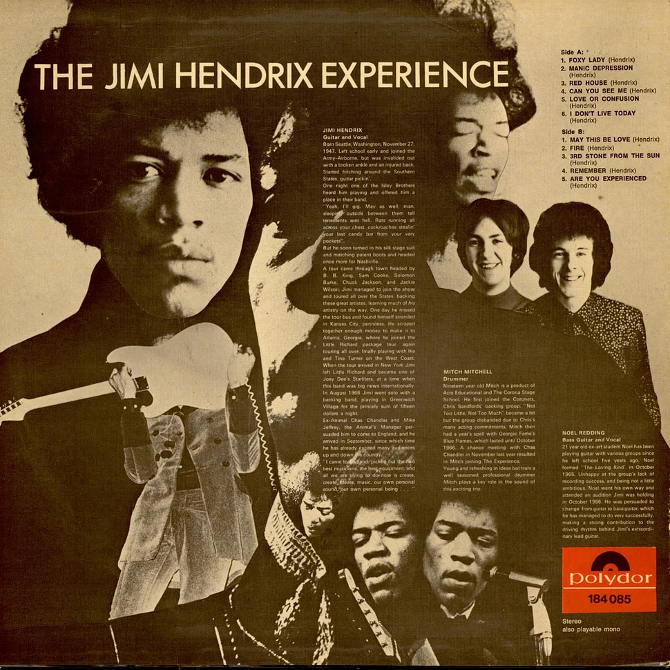 The Jimi Hendrix Experience - Are You Experienced