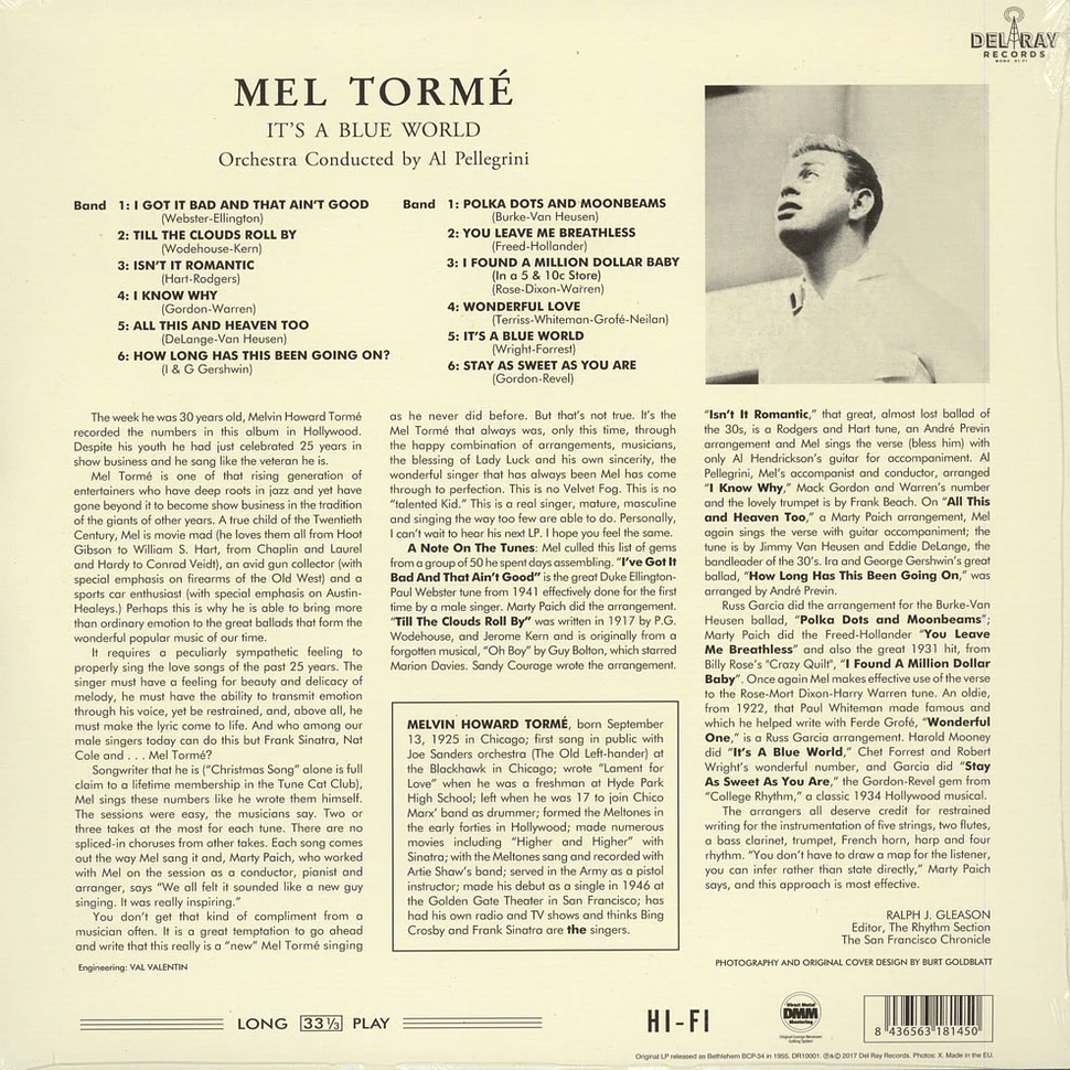 Mel Tormé - It's A Blue World