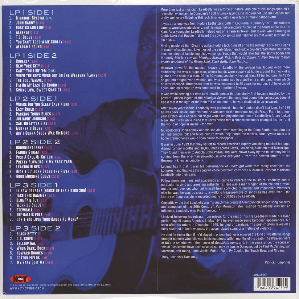 Leadbelly - Midnight Special Blue Vinyl Edition