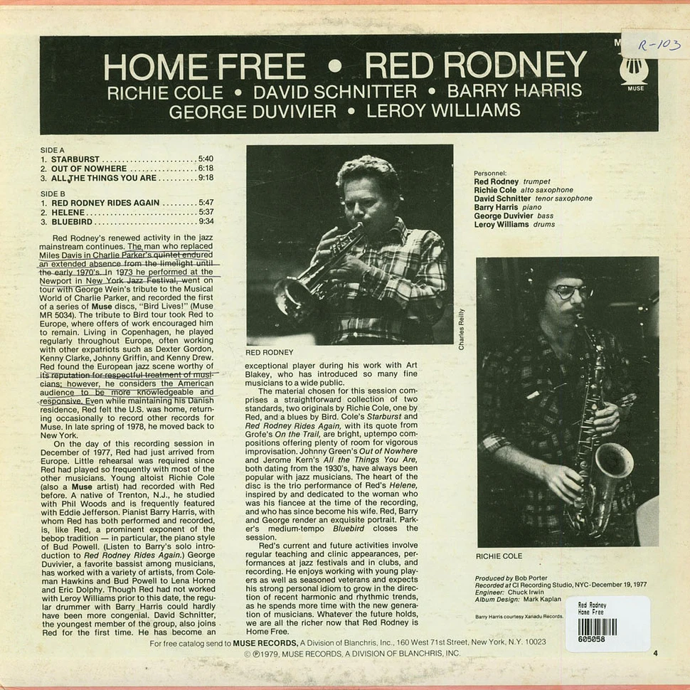 Red Rodney - Home Free