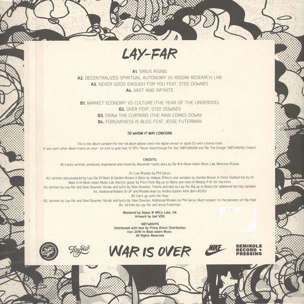 Lay-Far - War Is Over (Album Sampler)