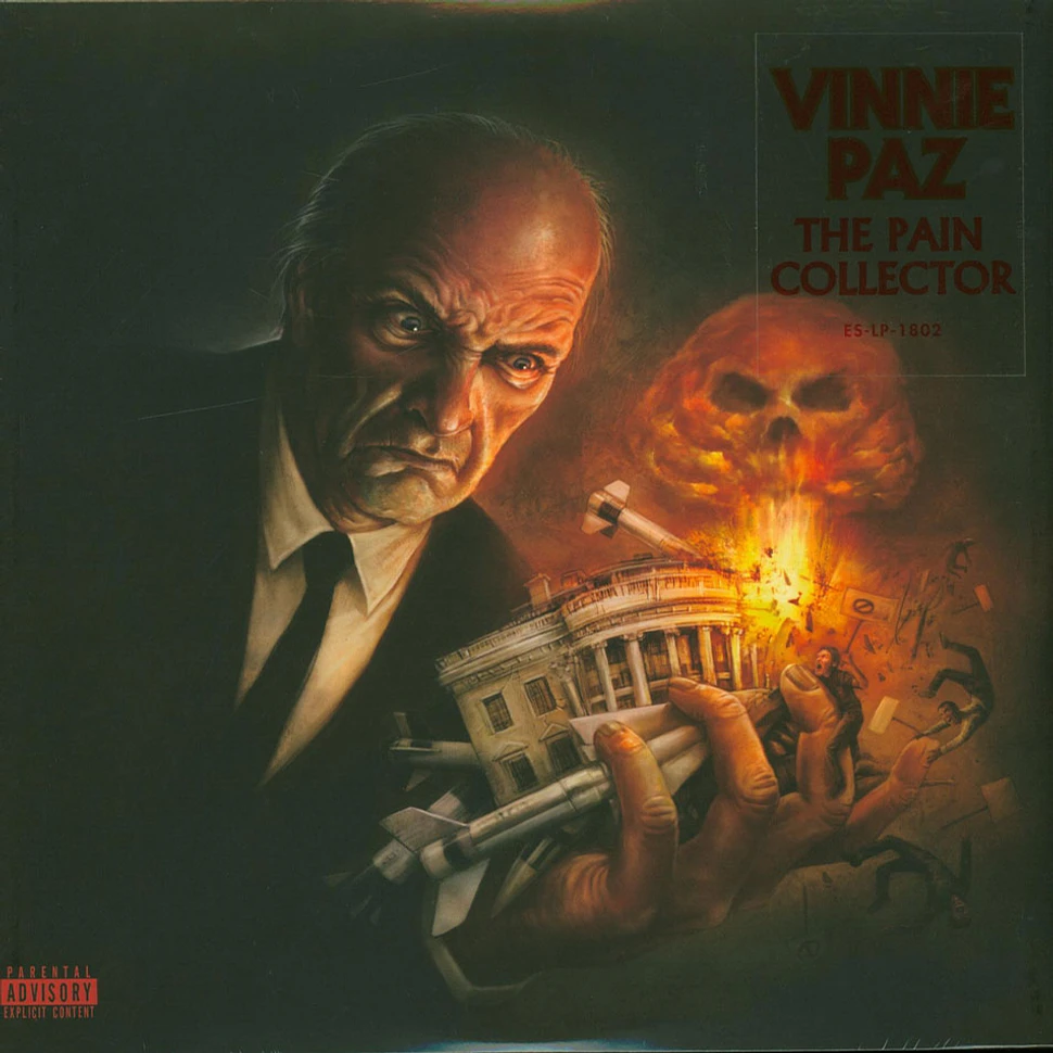 Vinnie Paz of Jedi Mind Tricks - The Pain Collector Black / Red Vinyl Edition