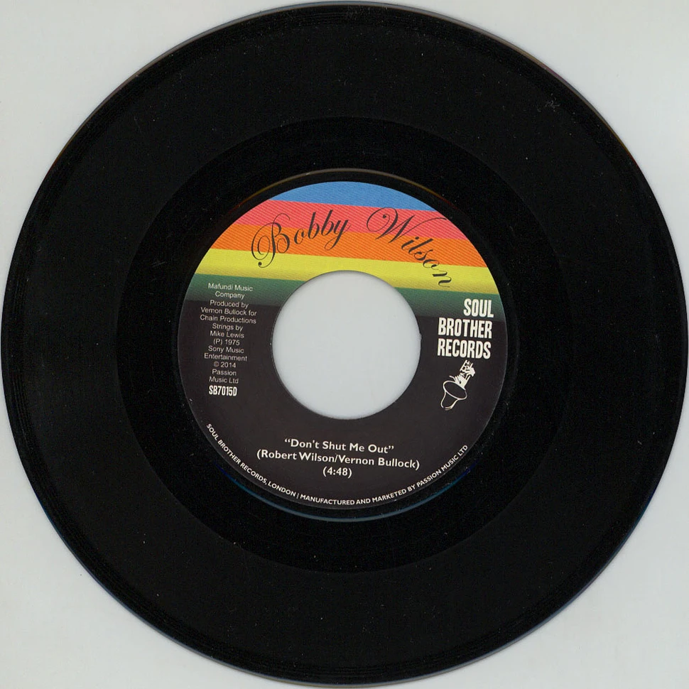 Bobby Wilson - Don't Shut Me Down