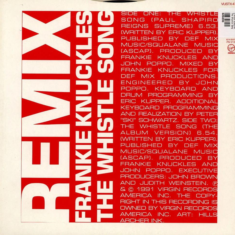 Frankie Knuckles - The Whistle Song (Remix)