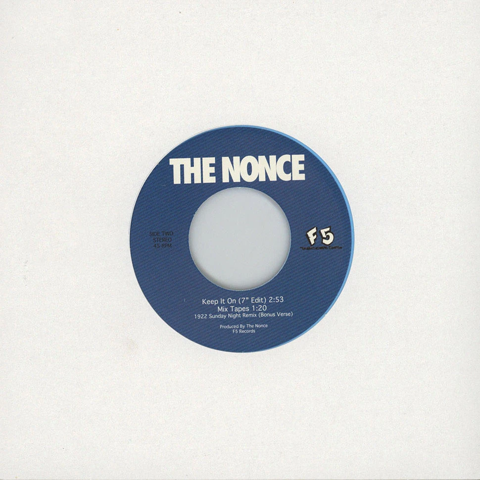 The Nonce - Mix Tapes / Keep It On / Mix Tapes 1926 Remix Blue Vinyl Edition