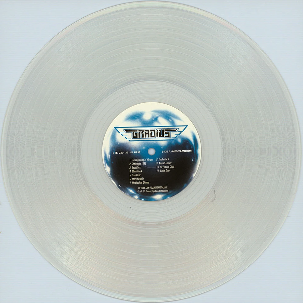 Konami Kukeiha Club - OST Gradius Crystal Clear Colored Vinyl