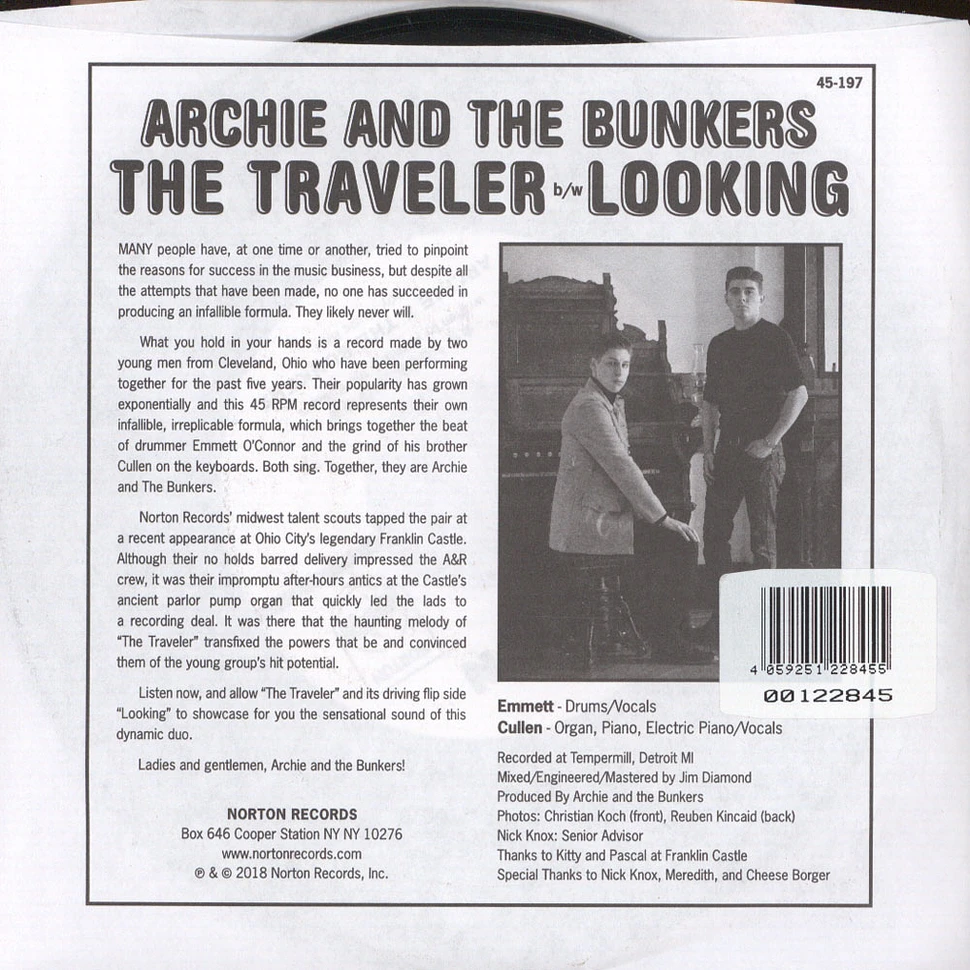 Archie And The Bunkers - The Traveler