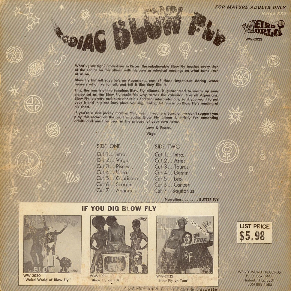 Blowfly - Zodiac Blowfly