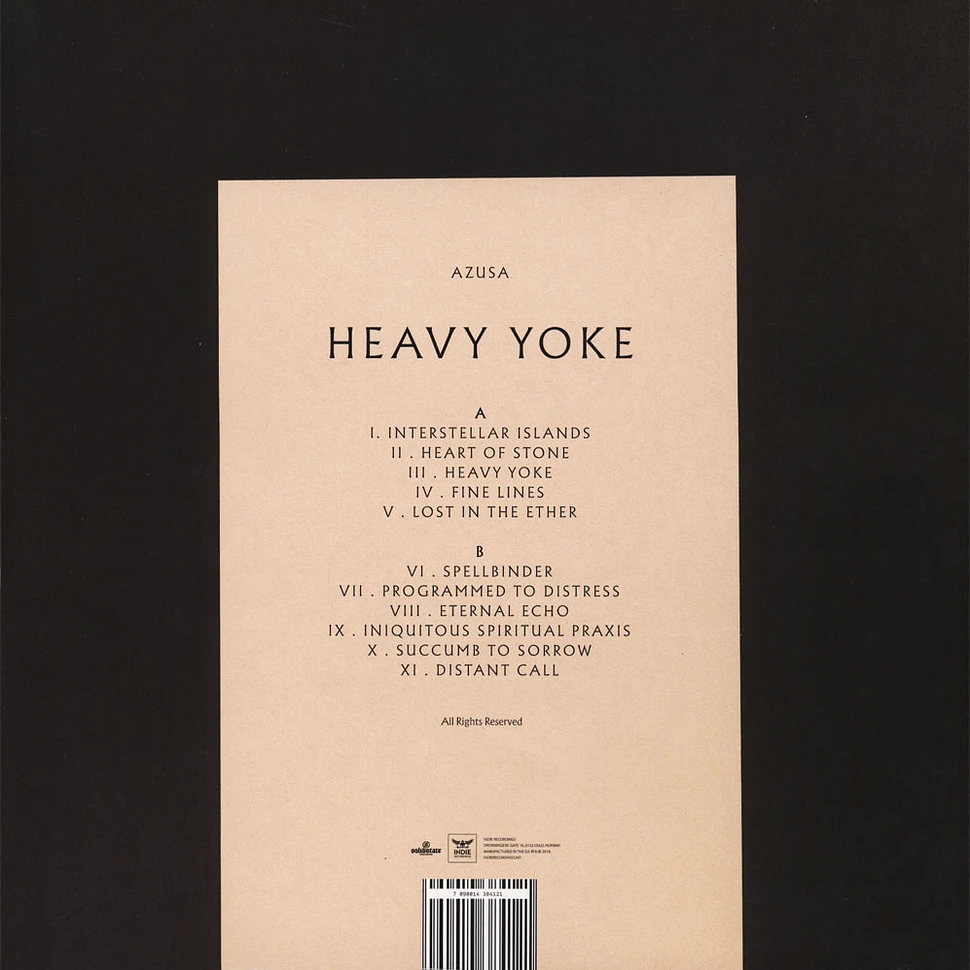 Azusa - Heavy Yoke Black Vinyl Edition