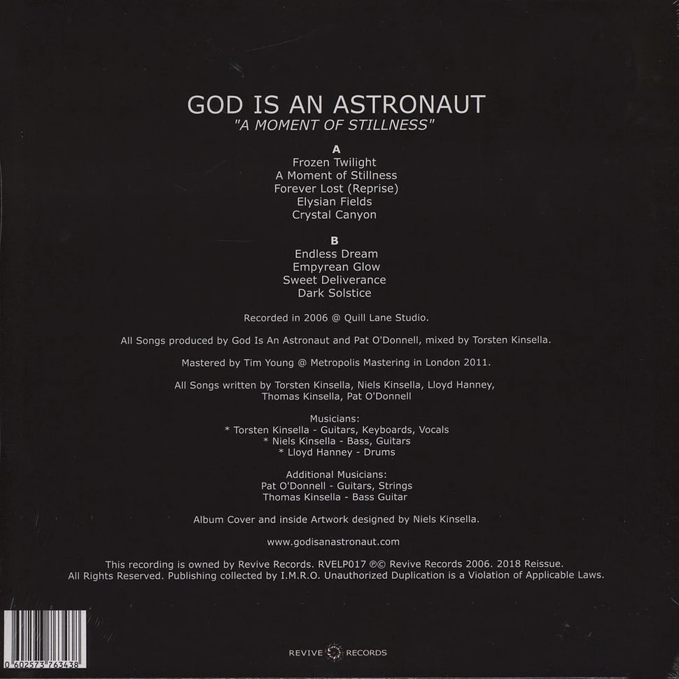 God Is An Astronaut - A Moment Of Stillness Blue Vinyl Edition