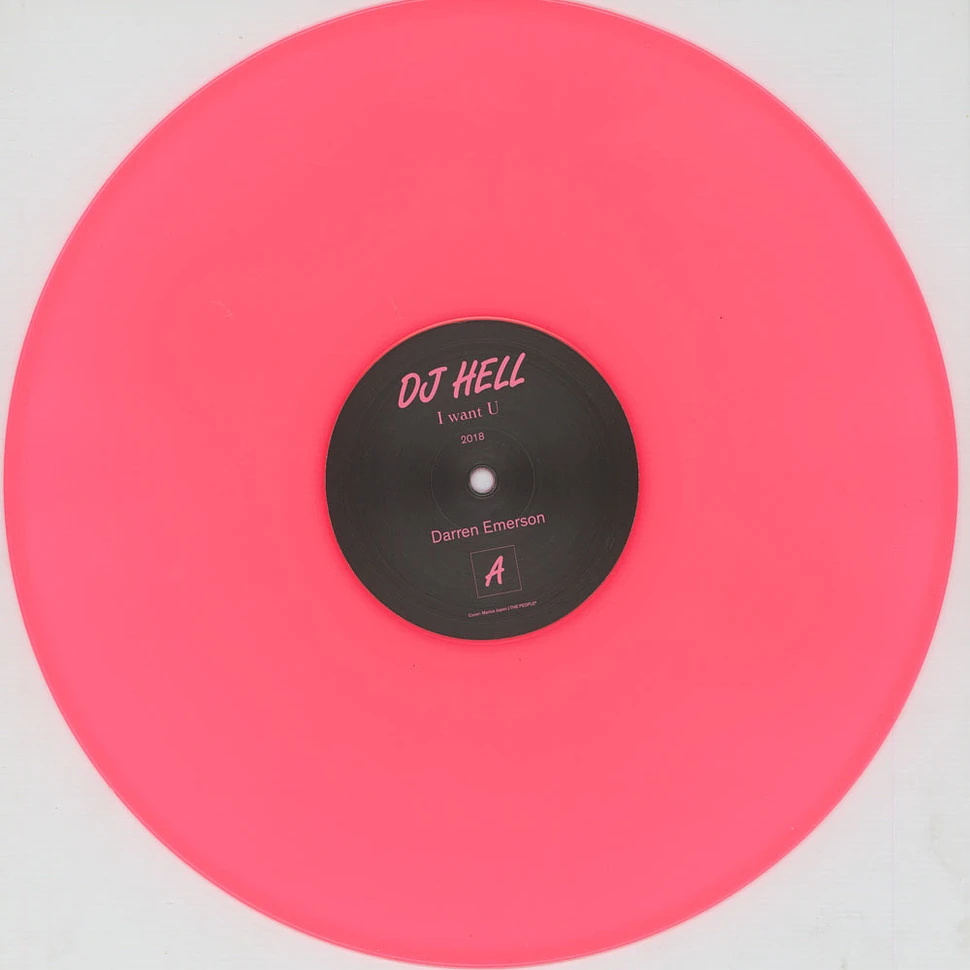 DJ Hell - I Want U Remixes #2 Pink Vinyl Edition