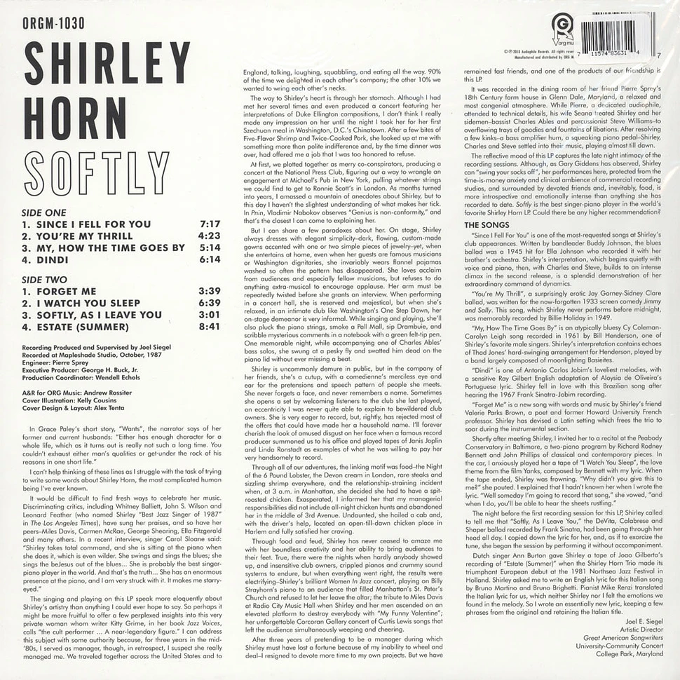 Shirley Horn - Softly