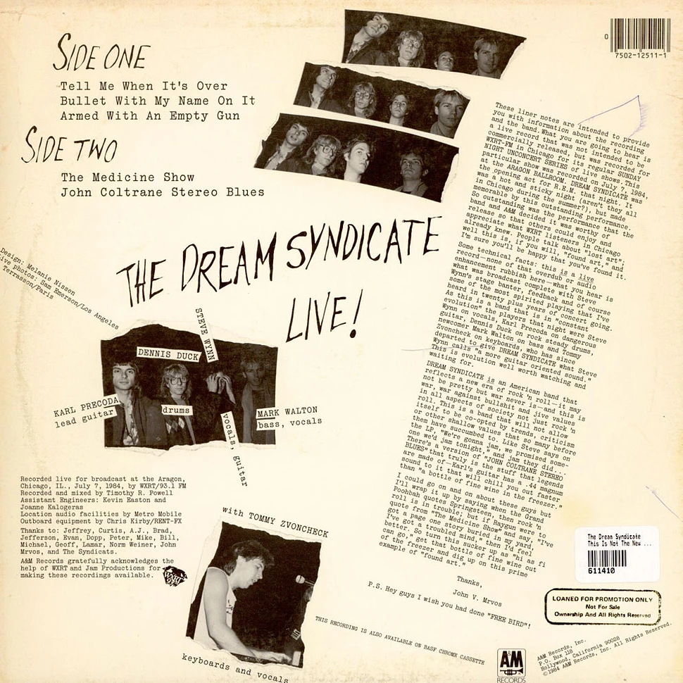 The Dream Syndicate - This Is Not The New Dream Syndicate Album... Live!
