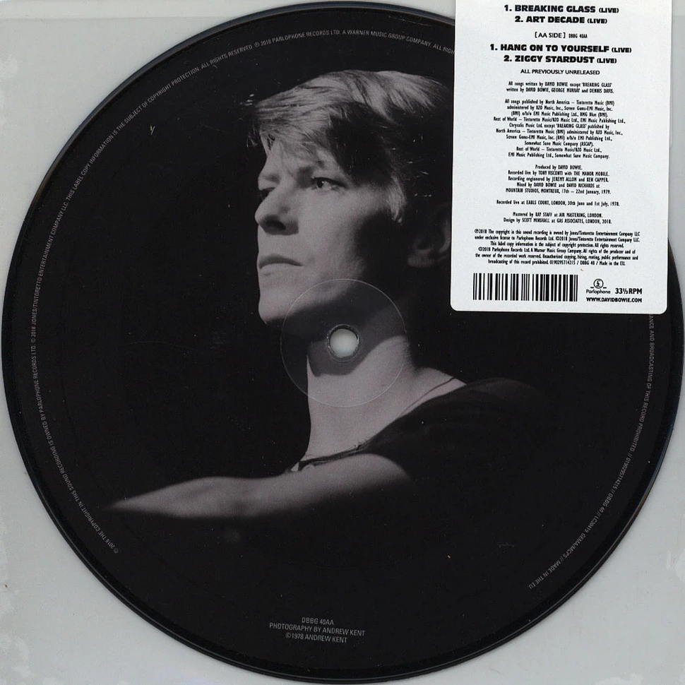 David Bowie - Breaking Glass EP 40th Anniversary Picture Disc Edition