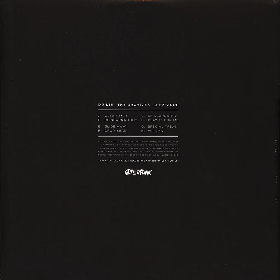 DJ Die - The Archives 1995-2000