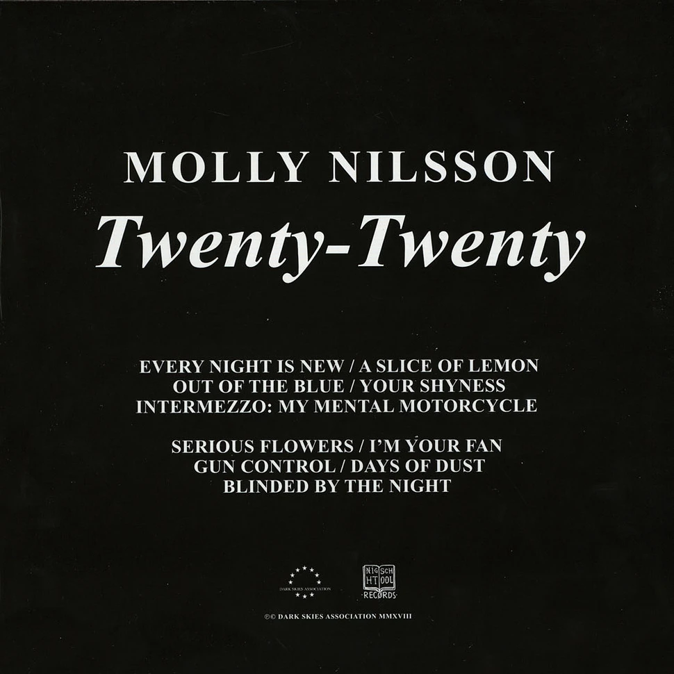 Molly Nilsson - Twenty Twenty Black Vinyl Edition