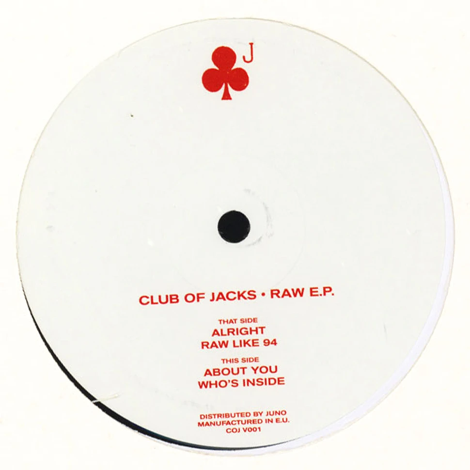 Club Of Jacks - Raw EP
