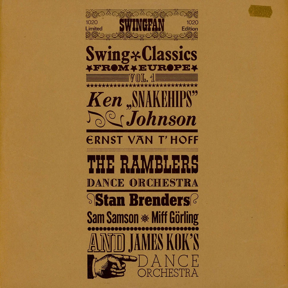 V.A. - Swing Classics From Europe Vol. 1