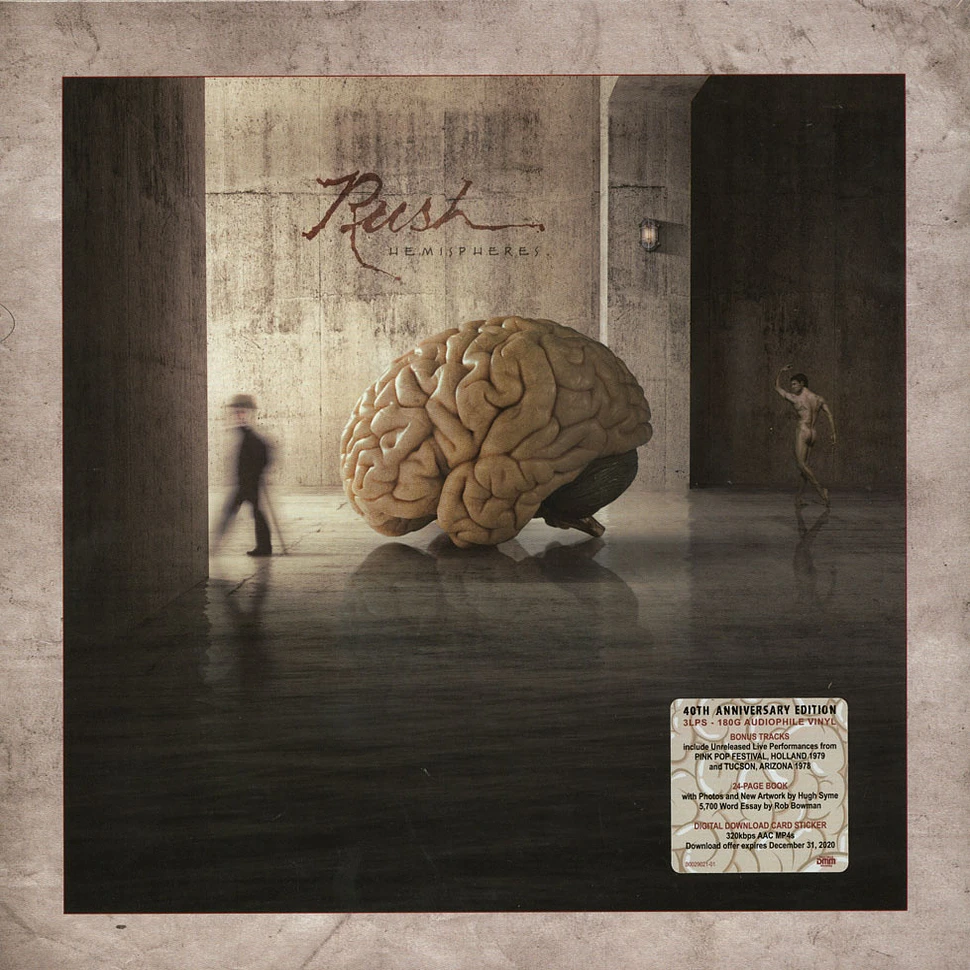 Rush - Hemispheres 40th Anniversary Triple Vinyl Edition