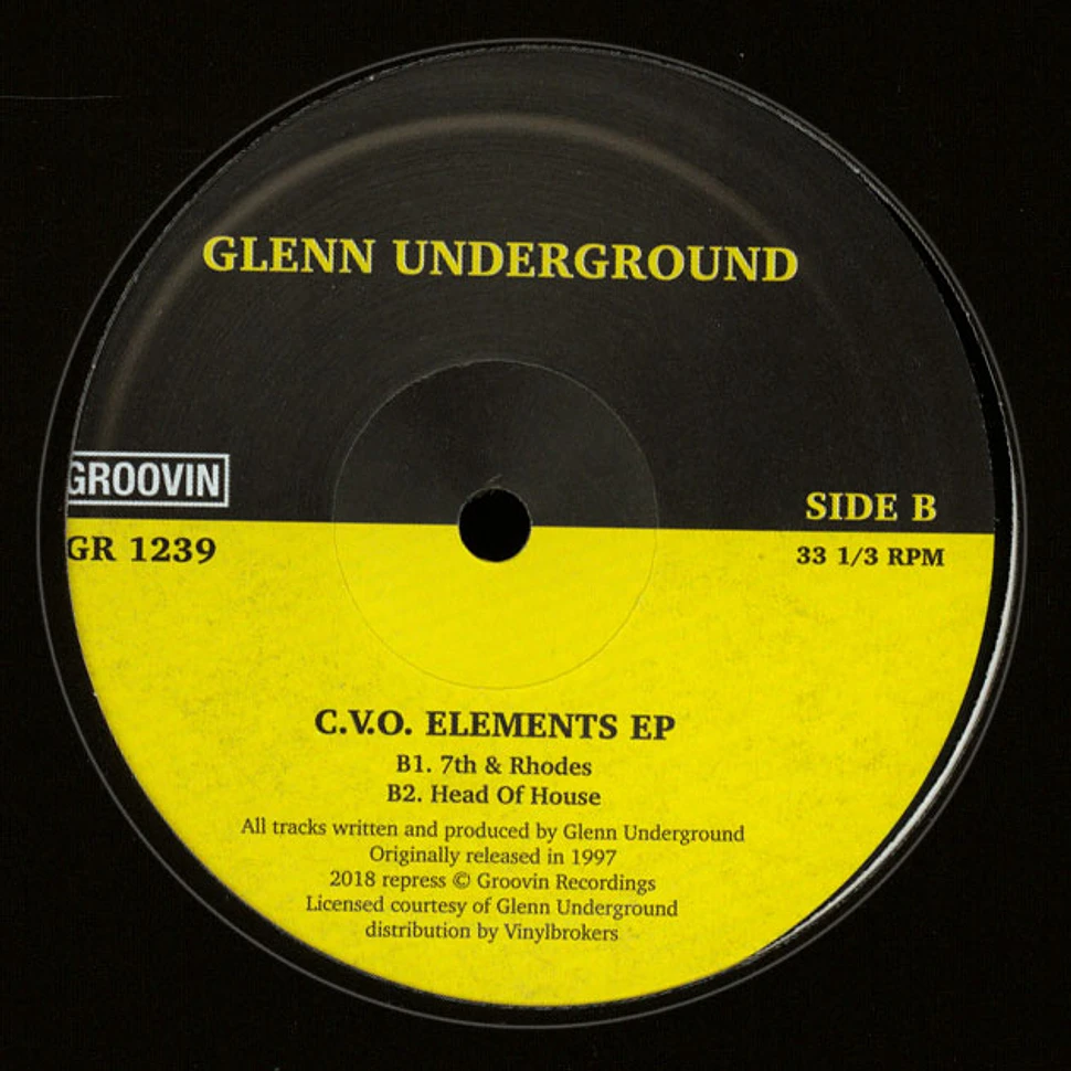 Glenn Underground - C.V.O. Elements EP
