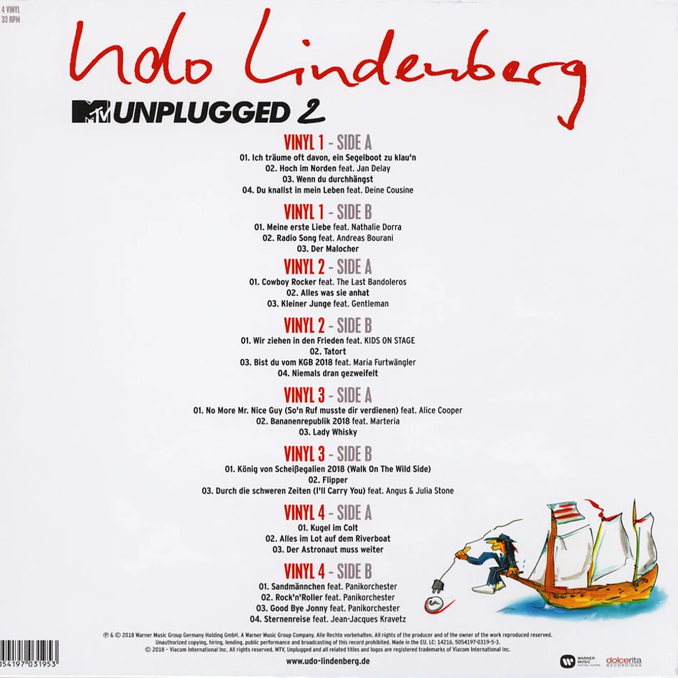 Udo Lindenberg - MTV Unplugged 2 - Live Vom Atlantik Vinyl Box