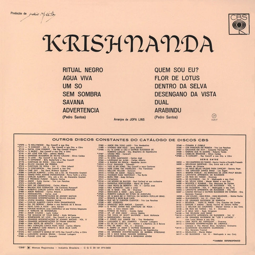 Pedro Santos - Krishnanda